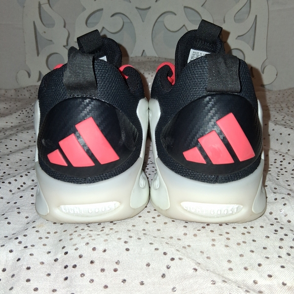 adidas Mens Anthony Edwards Sneakers with Red Laces and Black Upper - Picture 5 of 7